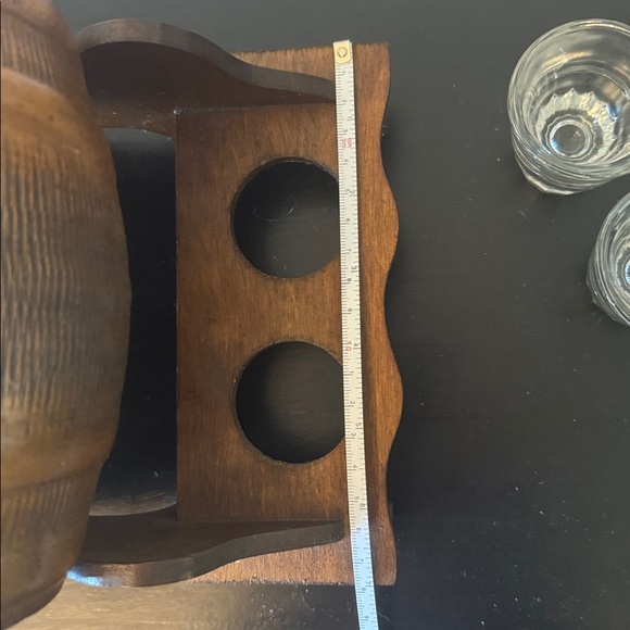 Man Cave or Home Bar Gift for Father’s Day. A whiskey barrel for display. - Picture 8 of 16